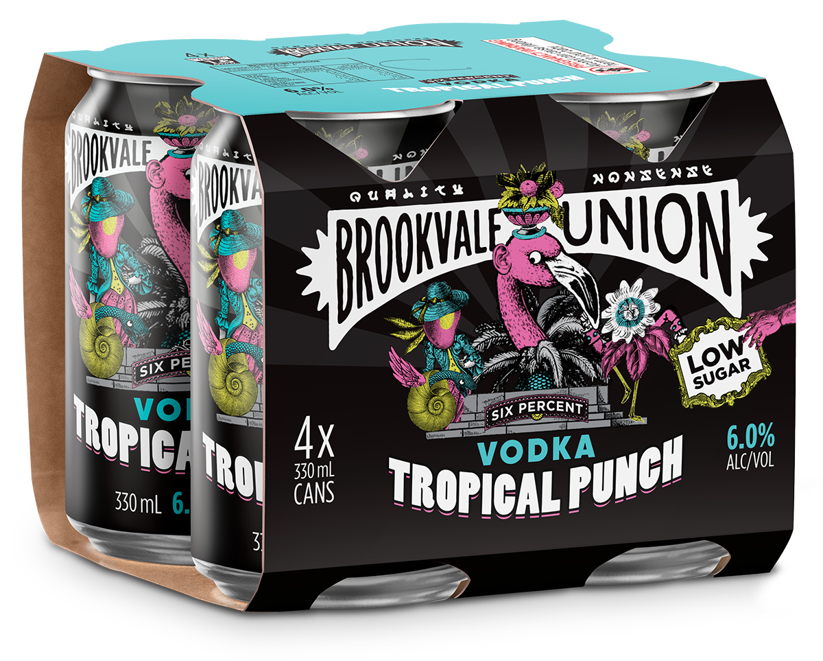 Vodka Tropical Punch - 4 x 330ML