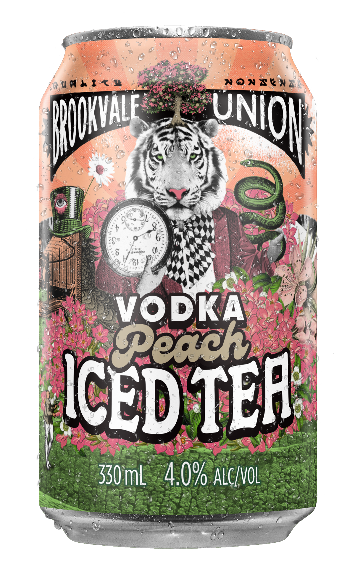 Vodka & Peach Iced Tea - 330ml Cans